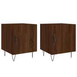 VidaXL 827563, Oak, Iron, Wood, 400 mm, 400 mm, 500 mm, 2 pc(s)