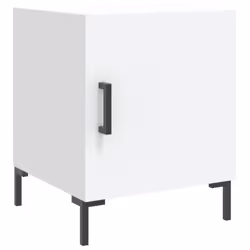 VidaXL 827564, White, Iron, Wood, 400 mm, 400 mm, 500 mm, 1 pc(s)