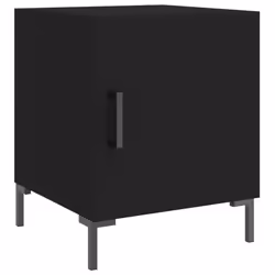 VidaXL 827567 nightstand/bedside table Black