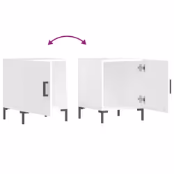 VidaXL 827569 nightstand/bedside table White - Additional view 7