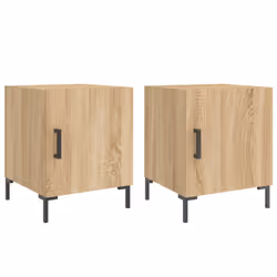 VidaXL 827571, Oak, Iron, Wood, 400 mm, 400 mm, 500 mm, 2 pc(s)