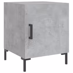 VidaXL 827572, Concrete colour, Iron, Wood, 400 mm, 400 mm, 500 mm, 1 pc(s)