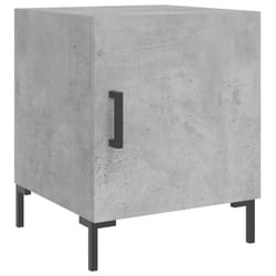 VidaXL 827572 nightstand/bedside table Concrete colour