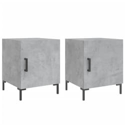 VidaXL 827573 nightstand/bedside table Concrete colour