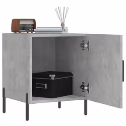 VidaXL 827589 nightstand/bedside table Concrete colour