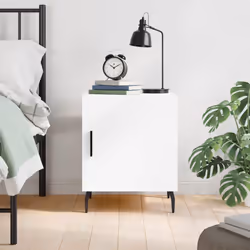 VidaXL 827596 nightstand/bedside table White