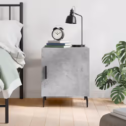 VidaXL 827604 nightstand/bedside table Concrete colour