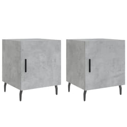 VidaXL 827605 nightstand/bedside table Concrete colour