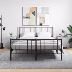 VidaXL 827605 nightstand/bedside table Concrete colour