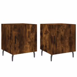 VidaXL 827607, Oak, Aluminium, Iron, Wood, 400 mm, 400 mm, 500 mm, 2 pc(s)