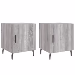 VidaXL 827609, Oak, Aluminium, Iron, Wood, 400 mm, 400 mm, 500 mm, 2 pc(s)