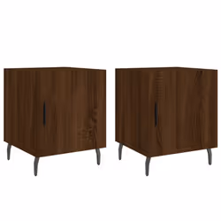 VidaXL 827611, Oak, Aluminium, Iron, Wood, 400 mm, 400 mm, 500 mm, 2 pc(s)
