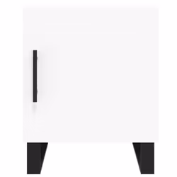 vidaXL Bedside Cabinets Bedside Table 2 pcs Concrete Grey Engineered Wood - white, 2 pcs - Additional view 6