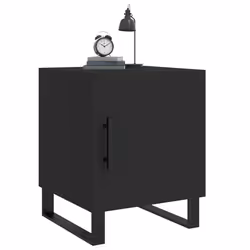 VidaXL 827615 nightstand/bedside table Black - Additional view 4