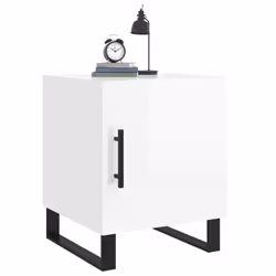 VidaXL 827616 nightstand/bedside table White - Additional view 4