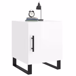 VidaXL 827617 nightstand/bedside table White - Additional view 4