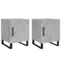 VidaXL 827621 nightstand/bedside table Concrete colour