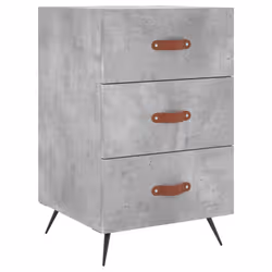VidaXL 827632, Concrete colour, Iron, Polyurethane (PU), Wood, 400 mm, 400 mm, 660 mm, 1 pc(s)