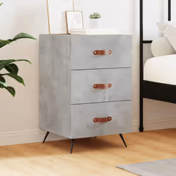 VidaXL 827632 nightstand/bedside table Concrete colour