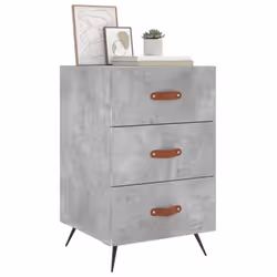 VidaXL 827632 nightstand/bedside table Concrete colour - Additional view 4