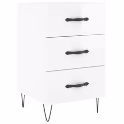 VidaXL 827654, White, Iron, Wood, 400 mm, 400 mm, 660 mm, 1 pc(s)
