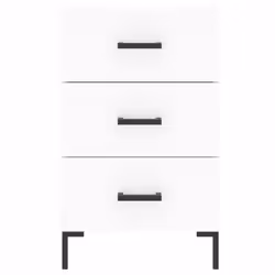 VidaXL 827660 nightstand/bedside table White - Additional view 5