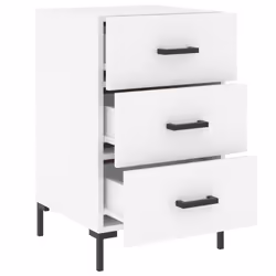 VidaXL 827660 nightstand/bedside table White - Additional view 7
