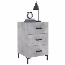 VidaXL 827664 nightstand/bedside table Concrete colour - Additional view 3