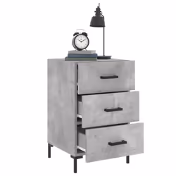 VidaXL 827664 nightstand/bedside table Concrete colour - Additional view 4