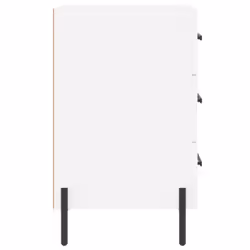 vidaXL Bedside Cabinet Bedside Table Nightstand Smoked Oak Engineered Wood - white - Additional view 5