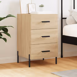 VidaXL 827671 nightstand/bedside table Oak - Additional view 2