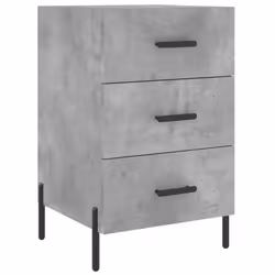VidaXL 827672, Concrete colour, Iron, Wood, 400 mm, 400 mm, 660 mm, 1 pc(s)