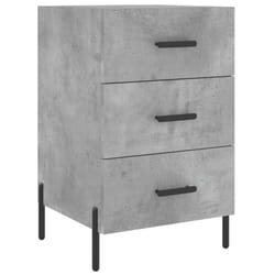 VidaXL 827672 nightstand/bedside table Concrete colour