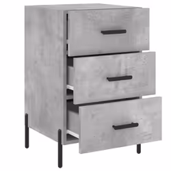 VidaXL 827672 nightstand/bedside table Concrete colour - Additional view 7