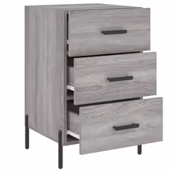 VidaXL 827674 nightstand/bedside table Oak - Additional view 7
