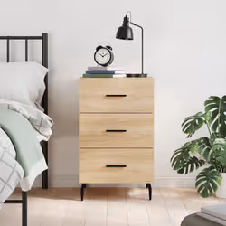 VidaXL 827679 nightstand/bedside table Oak - Additional view 2