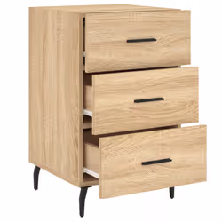 VidaXL 827679 nightstand/bedside table Oak - Additional view 7