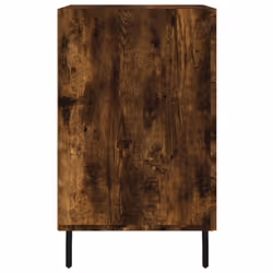 vidaXL Bedside Cabinet Bedside Table Nightstand Smoked Oak Engineered Wood - smoked oak - Additional view 5