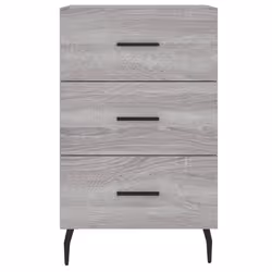 VidaXL 827682 nightstand/bedside table Grey, Oak - Additional view 5
