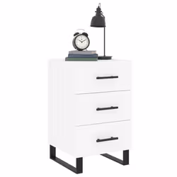 VidaXL 827684 nightstand/bedside table White - Additional view 3