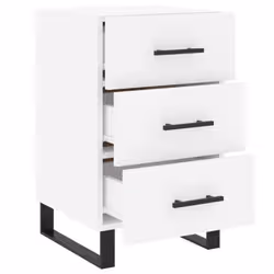 VidaXL 827684 nightstand/bedside table White - Additional view 7