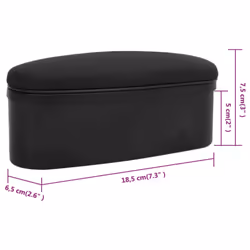 vidaXL Car Armrest Storage Box Center Console Car Armrest Box Universal ABS