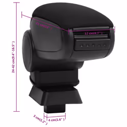 ) vidaXL Car Armrest Center Console for Car Armrest Box Armrest Pad Elbow Rest - nissan tiida (2005
