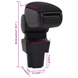 ) vidaXL Car Armrest Center Console for Car Armrest Box Armrest Pad Elbow Rest - opel astra g (1998-2004