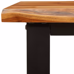 vidaXL Console Table Side Table with Live Edge Sofa Table Solid Wood Acacia - Additional view 7