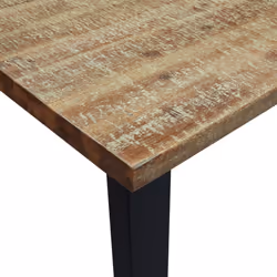 vidaXL Dining Table Dinner Table Wooden Table Kitchen Table Solid Wood Acacia - 150 x 90 x 75 cm - Additional view 6