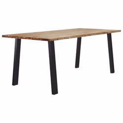 vidaXL Dining Table Dinner Table Wooden Table Kitchen Table Solid Wood Acacia