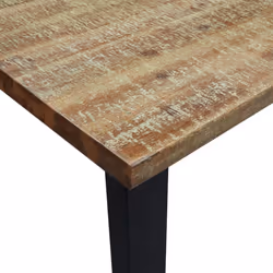 vidaXL Dining Table Dinner Table Wooden Table Kitchen Table Solid Wood Acacia - Additional view 6