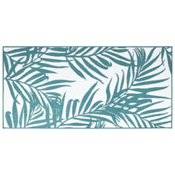 vidaXL Outdoor Rug Floor Carpet Door Mat Washable Floor Rug Reversible Design - aqua, 80 x 150 cm