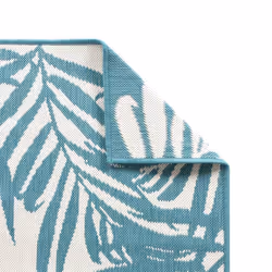 vidaXL Outdoor Rug Floor Carpet Door Mat Washable Floor Rug Reversible Design - aqua, 80 x 150 cm - Additional view 4